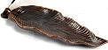Copper Ceramic Leaf Incense Burner