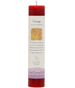 Crystal Journey Herbal Magic Pillar Candle - Courage