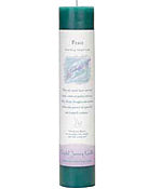 Crystal Journey Herbal Magic Pillar Candle - Peace