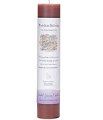 Crystal Journey Herbal Magic Pillar Candle - Problem Solving