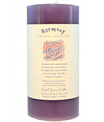 Crystal Journey Herbal Magic Pillar Candle 3X6 - Harmony