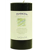 Crystal Journey Herbal Magic Pillar Candle 3X6 - Protection