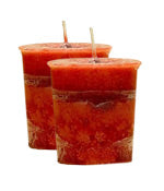 Dragon's Blood Crystal Journey Traditional Votive Candles [ 2 ]