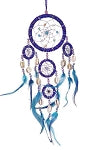 Dream Catcher - Large Blue Beaded