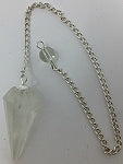 Faceted Pendulum - Crystal Quartz