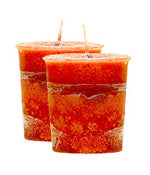 Frankincense Crystal Journey Traditional Votive Candles [ 2 ]