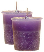 French Lilac Crystal Journey Traditional Votive Candles [ 2 ]