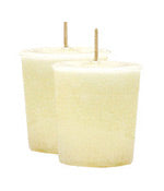French Vanilla Crystal Journey Traditional Votive Candles [ 2 ]