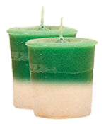 Ginger Lime Crystal Journey Traditional Votive Candles [ 2 ]