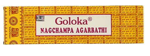 Goloka - Nag Champa Incense - Agarbathi (100G Box)