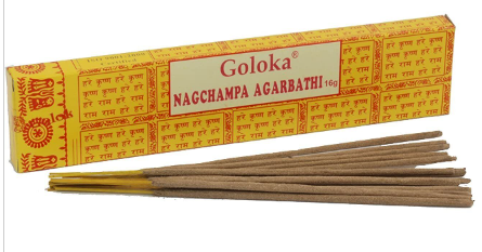 Goloka - Nag Champa Incense - Agarbathi (40G Box)