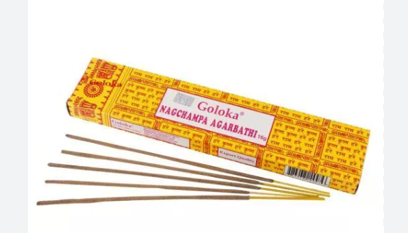 Goloka - Nag Champa Incense - Agarbathi (15G Box)