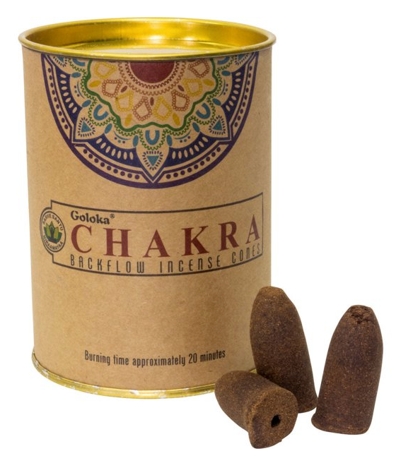 Goloka Backflow Cones Chakra (24 Piece)