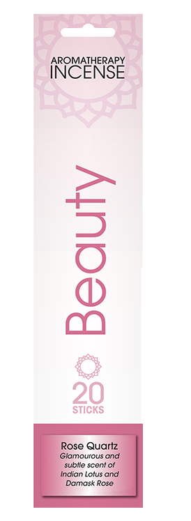 Gonesh Aromatherapy Incense Sticks - Rose Quartz (Beauty)