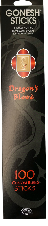 Gonesh Custom Blend Incense Sticks - Dragon's Blood 100 pk