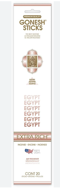 Gonesh Extra Rich Bliss Incense Sticks - Egypt