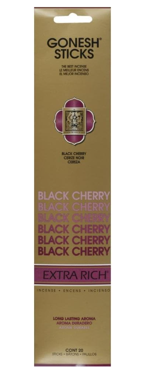 Gonesh Extra Rich Incense Sticks - Black Cherry
