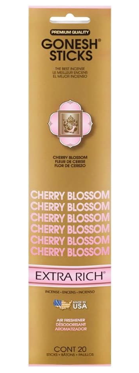 Gonesh Extra Rich Incense Sticks - Cherry Blossom