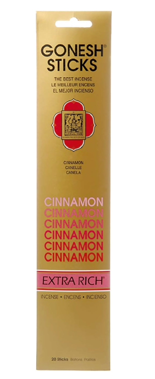 Gonesh Extra Rich Incense Sticks - Cinnamon