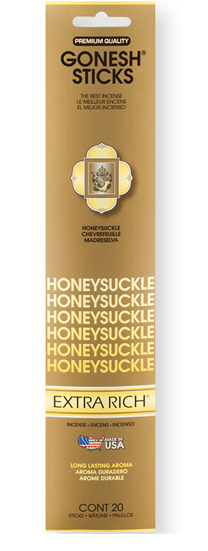 Gonesh Extra Rich Incense Sticks - Honeysuckle