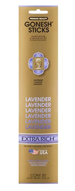 Gonesh Extra Rich Incense Sticks - Lavender