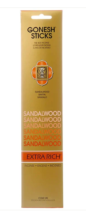 Gonesh Extra Rich Incense Sticks - Sandalwood