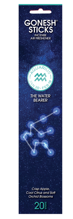 Gonesh Zodiac Incense Sticks - Aquarius
