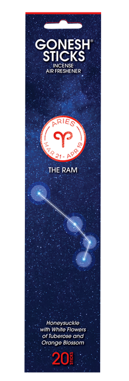 Gonesh Zodiac Incense Sticks - Aries