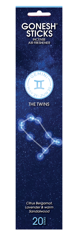 Gonesh Zodiac Incense Sticks - Gemini