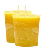 Grapefruit Crystal Journey Traditional Votive Candles [ 2 ]