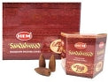HEM Backflow Cones - Sandalwood- [40 Cones]
