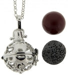 Harmony & Aromatherapy - Premium Lava Pendant - Elephants