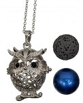Harmony & Aromatherapy - Premium Lava Pendant - Owl