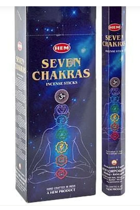 Hem Incense Sticks Seven Chakras 20gr