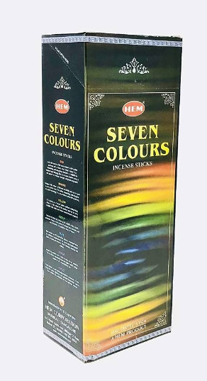 Hem Incense Sticks 7 Colours 20gr