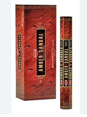 Hem Incense Sticks Amber Sandal 20gr