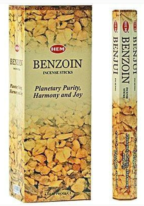 Hem Incense Sticks Benzoin 20gr