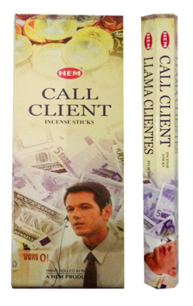 Hem Incense Sticks Call Clients 20gr