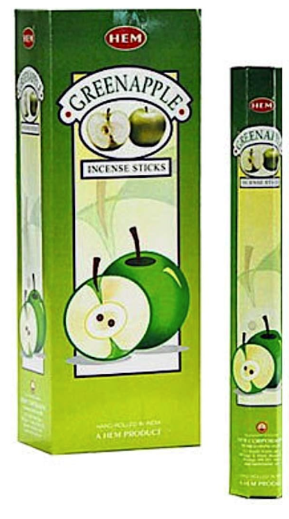 Hem Incense Sticks Green Apple 20gr