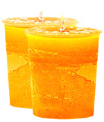 Hot Apple Pie Crystal Journey Traditional Votive Candles [ 2 ]