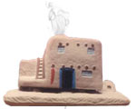 Incienso de Santa Fe - Casa de Adobe Incense burner w/Pinon Incense