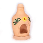Incienso de Santa Fe - Chimenea Outdoor Fireplace Incense burner w 40 Bricks of Pinion Incense