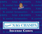 Kamini Cone Incense - Nag Champa Incense Cones