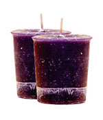 Lavender Crystal Journey Traditional Votive Candles [ 2 ]