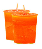 Mango Crystal Journey Traditional Votive Candles [ 2 ]