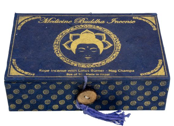 Medicine Buddha Tibetan Rope Incense - 30 Ropes - Nag Champa