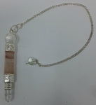 Pencil & Ball Pendulum - Rose Quartz