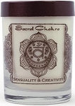 Prabhuji's Gifts - Soy Chakra Candle (10.5oz) - Sacral - [Svadhishthana] (Vanilla)