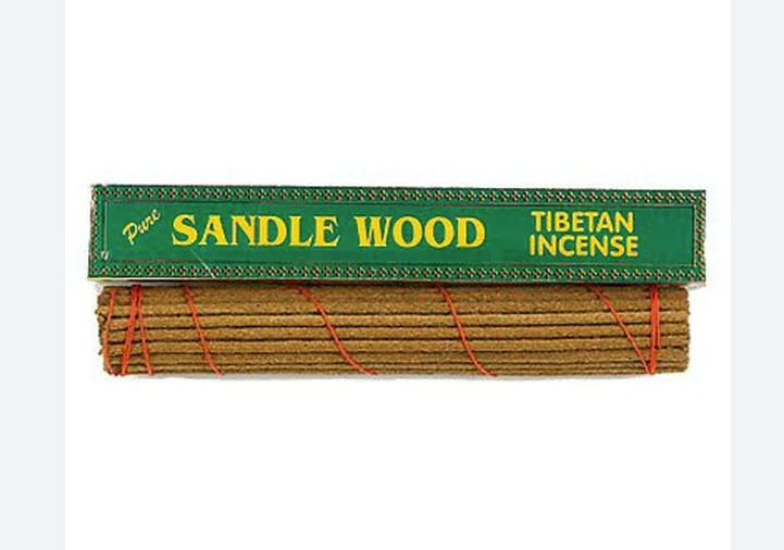 Pure Sandal Wood - Chandra Devi Tibetan Incense 45 Sticks 6" Long