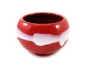 Shoyeido Ceramic Hand thrown Incense Bowl - Crimson